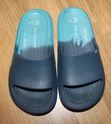 Badelatschen, Badeschlappen, Gr. 33/34, blau-türkis von Primark - Bild 1 von 3
