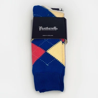 Pantherella Men’s Socks 3 Pack Thick Knit Socks Cotton Size Small 6-7 Designer - Image 1 of 4