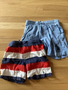 Polo Ralph Lauren Boys Shorts Size 5 Used Lot Of Two Shorts - Picture 1 of 1