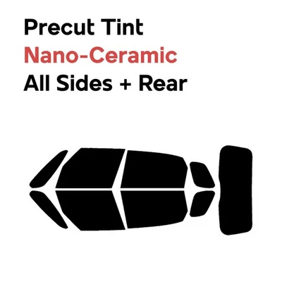 Película de ventana precortada automotriz nano cerámica cualquier % tinte para Fiat 500L 2014-2020 Foto 1 de 4