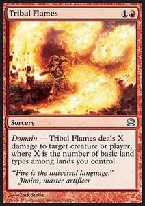 MRM ENGLISH 4x Tribal Flames - Tribal Flames MTG magic MM1 - Picture 1 of 1