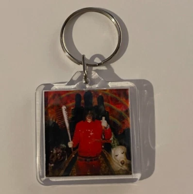 Sematary Rainbow Bridge 3 Keychain Double Sided Acrylic Handmade Haunted Mound - Image 1 of 2