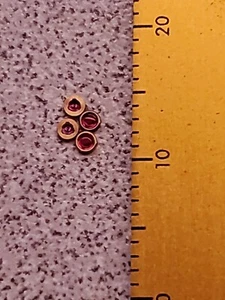 4 Stück Factory NOS Bulova Accutron 2210 U/L Fourth Wheel Jewels - Bild 1 von 2
