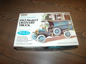 MINT Gabriel 1912 MODEL T Delivery Truck METAL MODEL Kit **100% COMPLETE** - Picture 1 of 7
