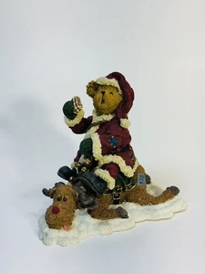 Boyds Bears & Friends Bearstone Collection Jolly Ol St Pudgenick Pancake #228419 - Picture 1 of 9