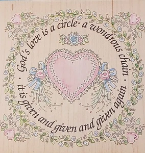 Linda Grayson Gods Love is a Circle Rubber Stamp by Stamps Happen #70029  - Picture 1 of 14