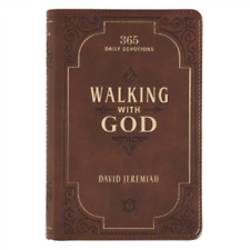 David Jeremiah Walking with God Devotional - Brown F (Leather Bound) (UK IMPORT)