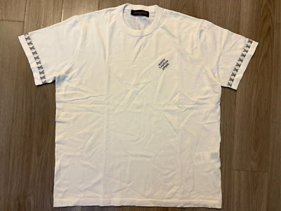 路易威登短袖棉质圆领 T 恤乳白色 XL 码 — 第 1/2 张图片