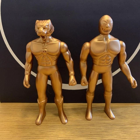 Tiger mask Tiger King Golden mask Black Tiger Mr. Fudo Big Tiger lot of 7 TOMY Cover