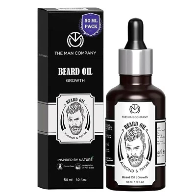 The Man Company Beard Growth Oil Natural Organic Beard And Moustache Oil- 50ml - Image 1 of 4