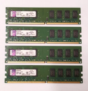 Memoria RAM DDR2 4GB 2x 2GB Kingston KVR800D2N6/2G 99U5316-072.A00LF - Foto 1 di 1