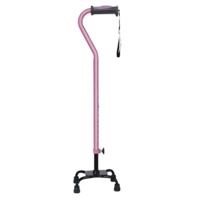 Hugo Mobility Quad Cane Adjustable Right/Left Hand Use Small Base 39 in. Height - Image 1 of 3