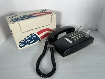 Cortelco  phone model  255400 Black Nib USA Made  - Image 1 of 4