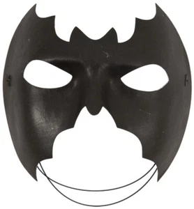 Schwarze Fledermaus Halloween Batman Held Maskerade Augenmaske Kostüm Party Accessoire - Bild 1 von 1
