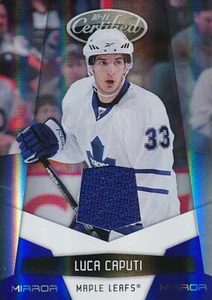 2010-11 Certified MIRROR BLUE MATERIALS #138 LUCA CAPUTI - x/100 - Maple Leafs - Bild 1 von 1