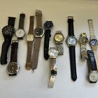 vintage watch collection 12 Watches UNTESTED PARTS OR NOT WORKING  !