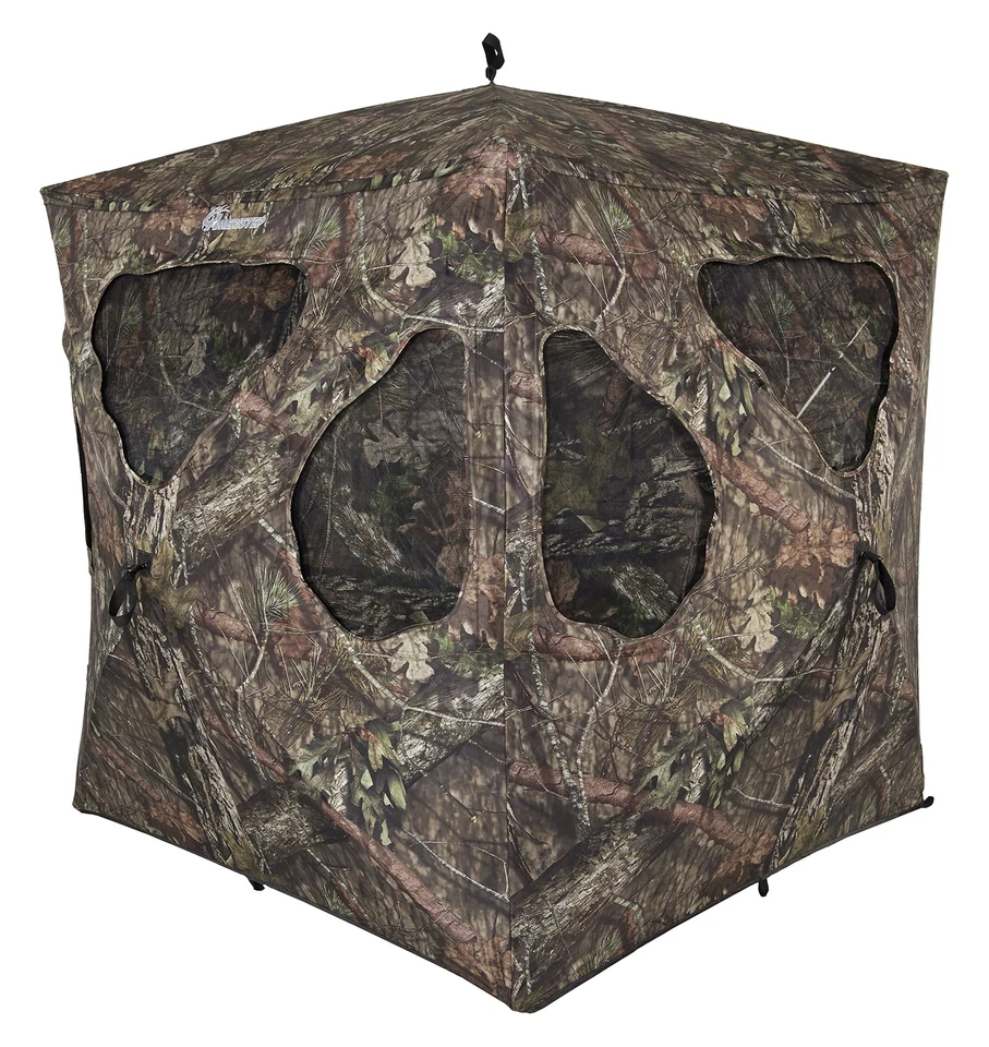 Ameristep AMEBF3007  Silent Brickhouse Fire Retardant Ground Blind -Mossy Oak - Image 1 of 3