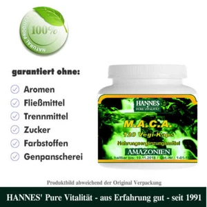 MACA Pulver 120 Vegi-Kaps - Beste HANNES' Qualität - Bild 1 von 1
