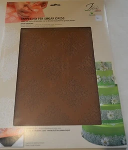 MARTELLATO SILICONE SUGAR DRESS MAT FLOWER DESIGN 30CM X 40CM - Picture 1 of 4