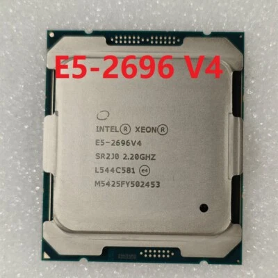 Intel Xeon E5-2696 V4 2.2GHz 22-Core 55M PROCESSOR Socket 2011-3 CPU SR2J0 OEM - Image 1 of 3