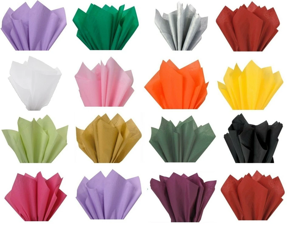 A3 Acid Free Tissue Paper Sheets Gift Party Wrapping Packaging 20+ Colours