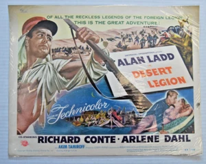 Desert Legion - 11"x14" -Lobby Card  Alan Ladd Akim Tamiroff - 1953 Combine Ship - Picture 1 of 2