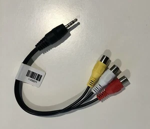 3.5mm AUX Male to 3RCA Female Cable Composite Stereo Audio AV Adapter Heavy Duty - Picture 1 of 8