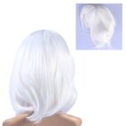 Perruque cheveux cosplay blanc perruque courte cosplay costume perruque cheveux blanc