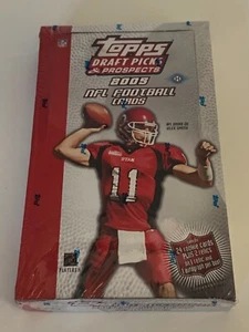 Caja de fútbol americano Topps Draft Picks & Prospects 2005 NFL sellado de fábrica 24 paquetes - Imagen 1 de 2