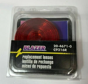 2 Blazer Replacement Lense for Trailers C9216R for Lamp 20-3914-O - Picture 1 of 4