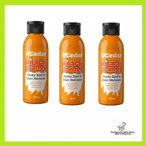 3x O'Cedar Miracle Orange Sticky Spot & Goo Remover 110 mL - Picture 1 of 1