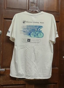 Silver Mountain Sportswear Ivory MERCURY CYCLING TEAM T-Shirt Men's Size XL - Picture 1 of 9