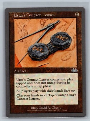 Magic The Gathering Unglued Urza's Contact Lenses #82/94 MTG TCG CCG - Image 1 of 2
