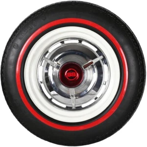 4x Portawalls Black Red Wall Tire Insert 17" Rims Sidewall Set - Picture 1 of 8