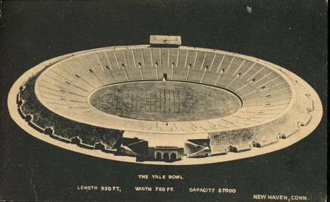 1915 Postcard Yale Bowl New Haven, CONN  176197 Cover