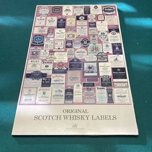 Original Scotch Whiskey Labels Framed Print Size 12x20 Great for bars man caves! - Picture 1 of 4