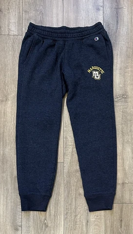CHAMPION Marquette Golden Eagles Men’s Jogger Sweatpants Small Blue Cover