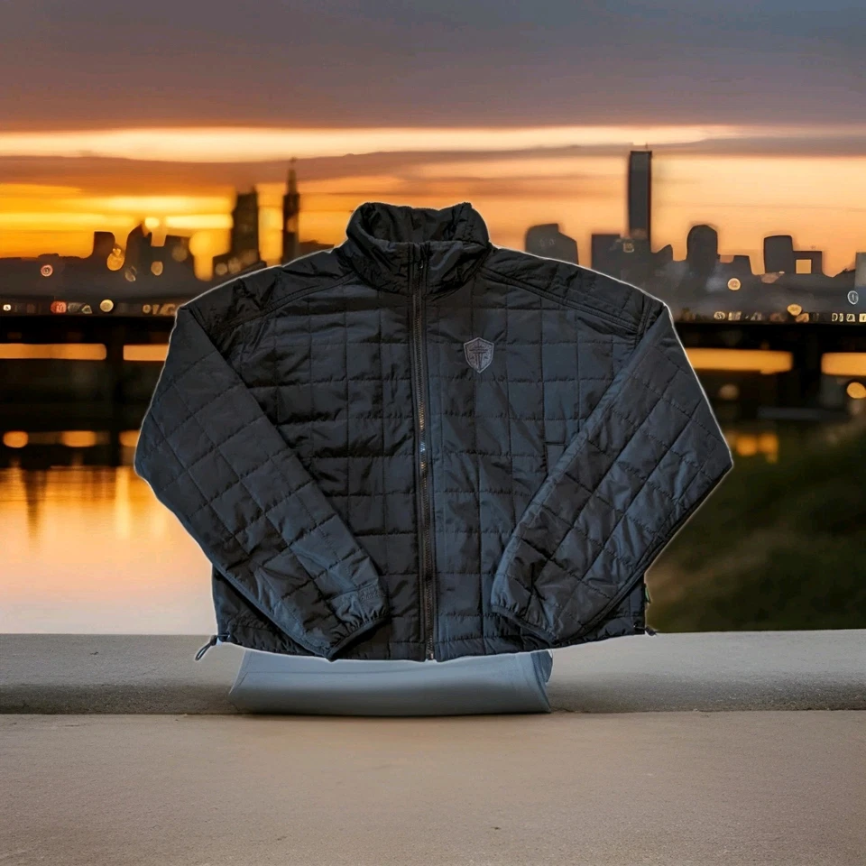 Mitchell & Ness MLS Seattle Sounders Women's Black Medium Puffer Coat NWT $150 - Image 1 of 4