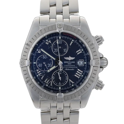 Breitling Chronomat Evolution A13356 Black Dial 44mm Automatic Men's Watch B+P - Image 1 of 4