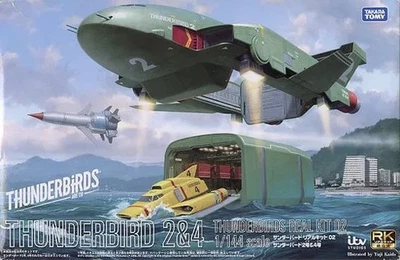 Takara Tomy 1/144 plastic model kit Thunderbirds 2&4 Real Kit 02 toy O4100 - Image 1 of 4