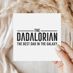 The Dadalorian Best Dad in the Galaxy Funny Father’s Day Novelty Card C58 - Picture 1 of 4