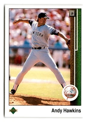 1989 Andy Hawkins Upper Deck - New York Yankees - Image 1 of 2