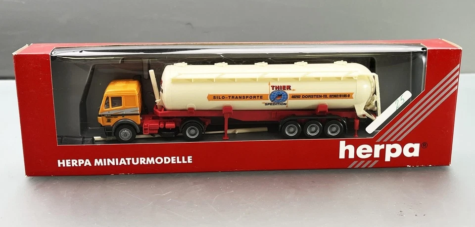 1:87 Herpa 143813 MERCEDES BENZ Camion Silo Trasporti - Immagine 1 di 1