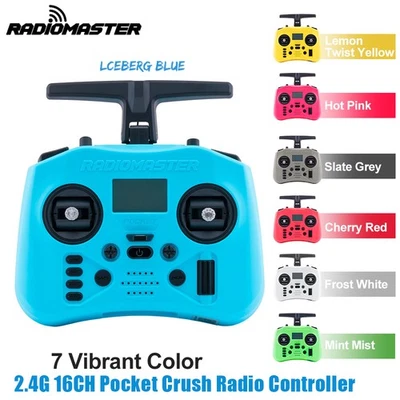 RadioMaster Pocket Crush 16CH ELRS Radio Controller Transmitter 2.4G for RC FPV - Image 1 of 4