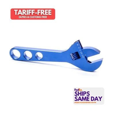 Proform 67728, One Blue Aluminum Aluminum Adjustable An Wrench -10An To -20An  - Image 1 of 4