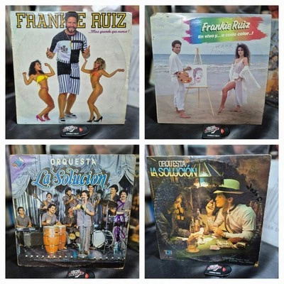 Frankie Ruiz, La Solución, Lote X 4LP- Latin, Salsa, Guaguancó, Venezuela, 1980s - Image 1 of 4