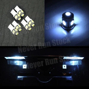 6 pieces T10 168 194 5-SMD white LED light bulb fit license plate interior light - Bild 1 von 4