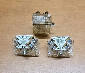(LOTE DE 3) CUADRADO D 9001 KA-1 bloque de contacto seguro para dedos 1-NO 1-N.C BIN51 - Imagen 1 de 1