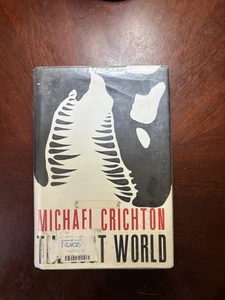 Michael Crichton The Lost World 1995 Hardcover Novel! Library Copy! Look! - Picture 1 of 9