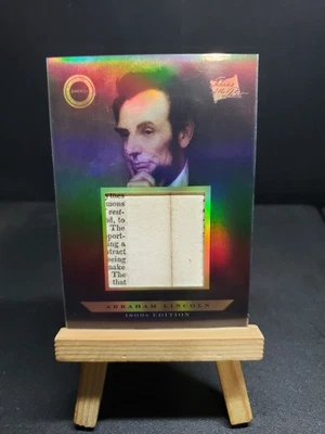 Abraham Lincoln 2024 Pieces of the Past Relic Super Break Historic Relic - Image 1 of 2